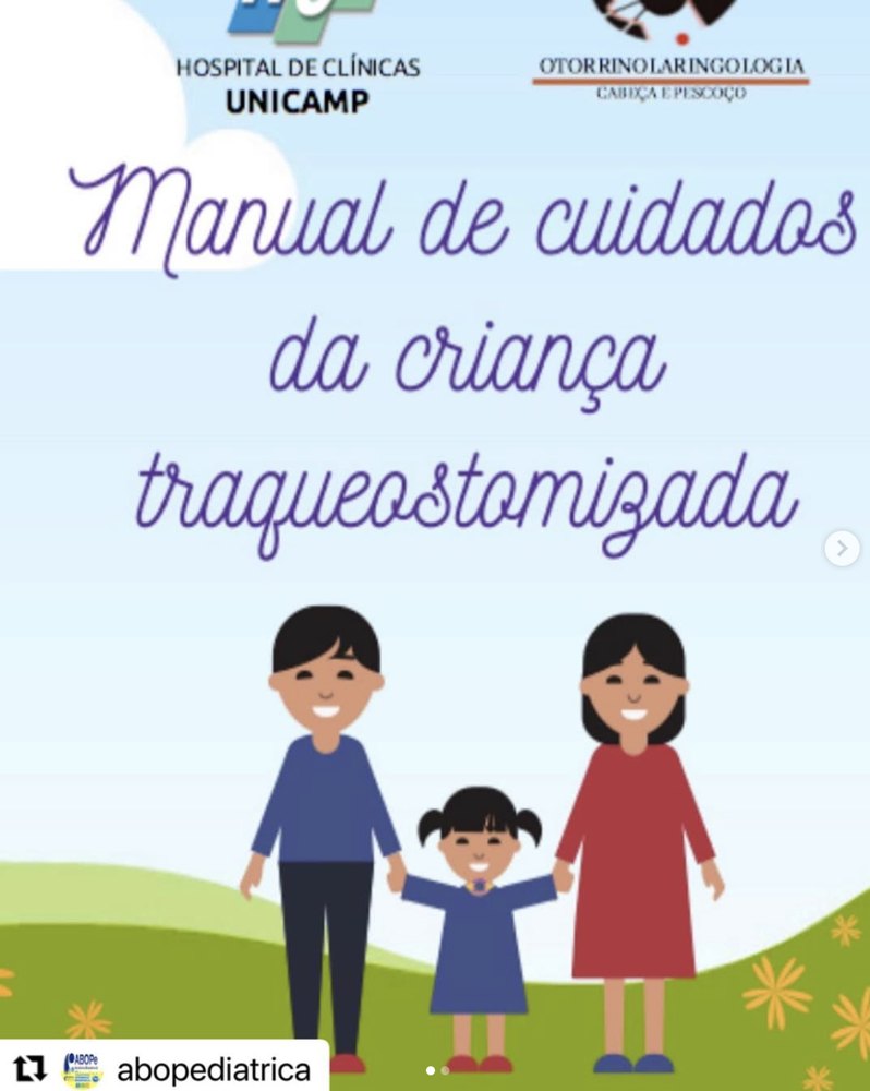 Manual de cuidados da criança traqueostomizada