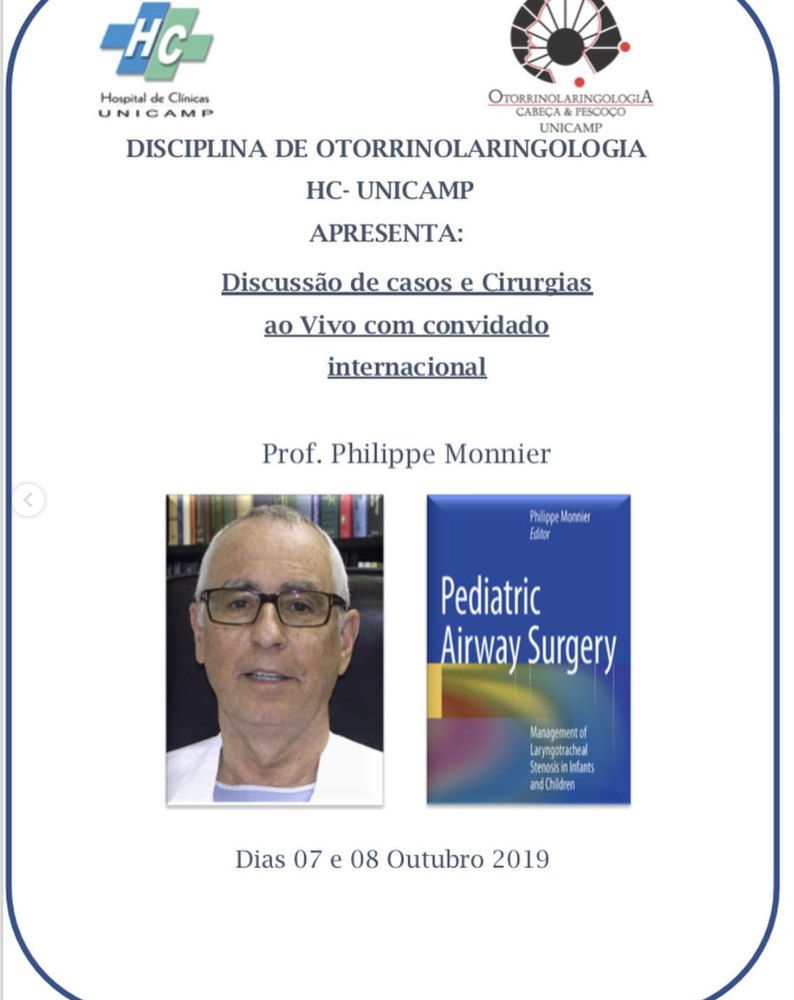 Casos e cirurgias com o Prof. Philippe Monnier